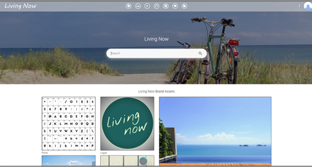 A webpage search feature.