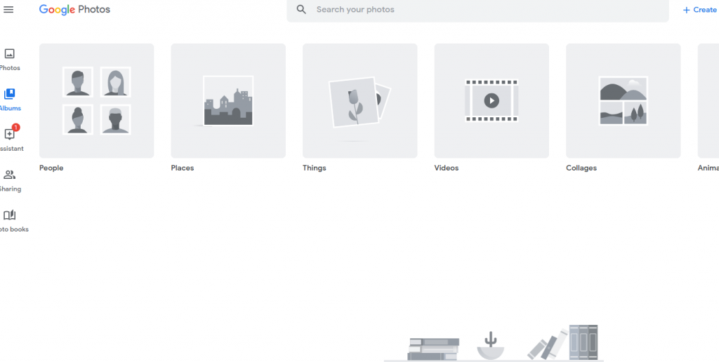 Google Photos interface.