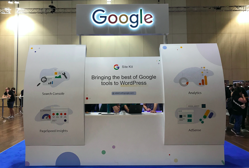 Google's booth at WCEU 2019
