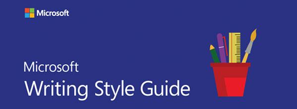 Der Styleguide von Microsoft.