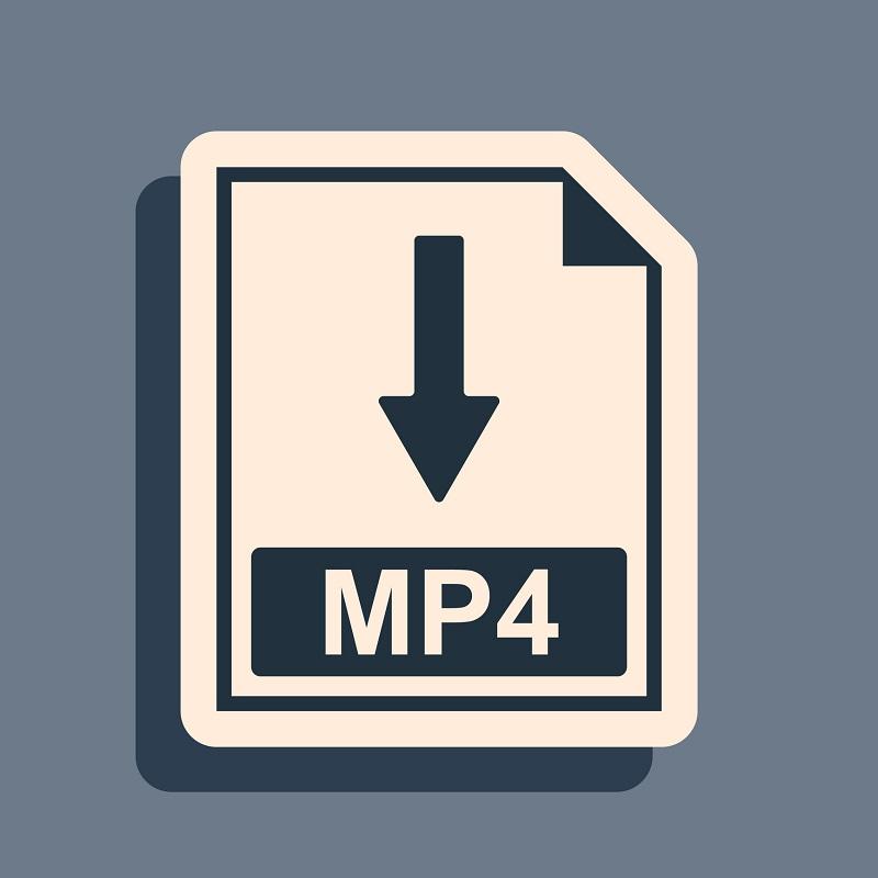 An MP4 icon downloading.