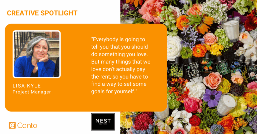 Lisa Kyle, Project Manager of Design and Photography at NEST Fragrances.