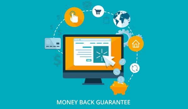 A money-back guarantee representation.