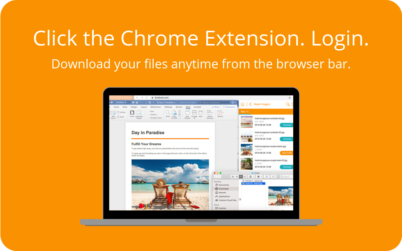Canto Chrome extension