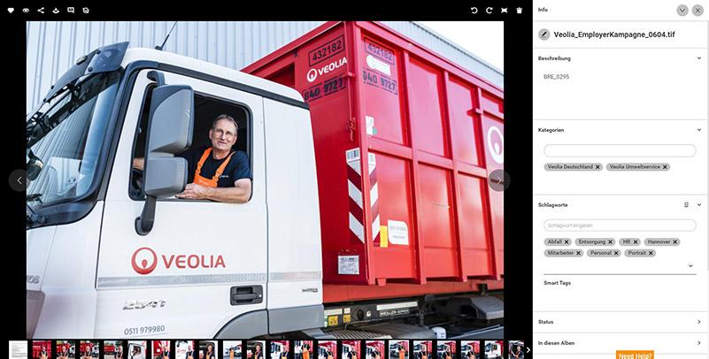 Detailed view of Veolia’s assets in Canto.