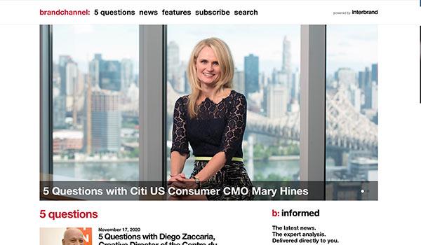 The brandchannel website.