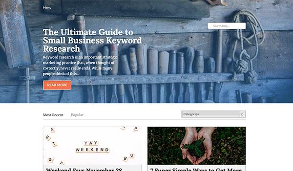 The Duct Tape Marketing website.
