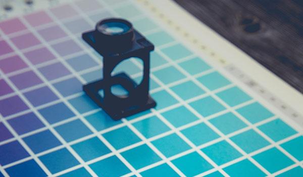 A color scheme magnified.