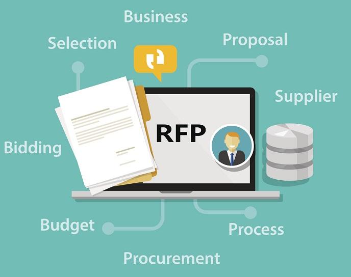 Different text showing that a document is an RFP.