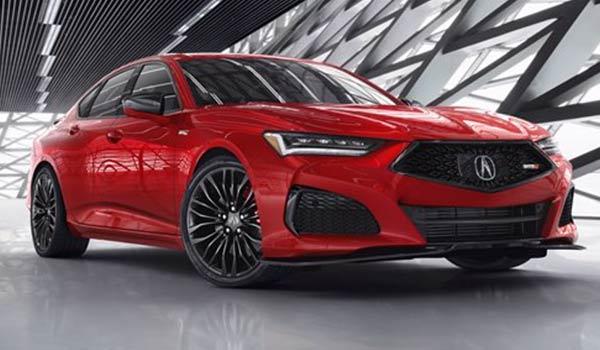 A mid-size red car.
