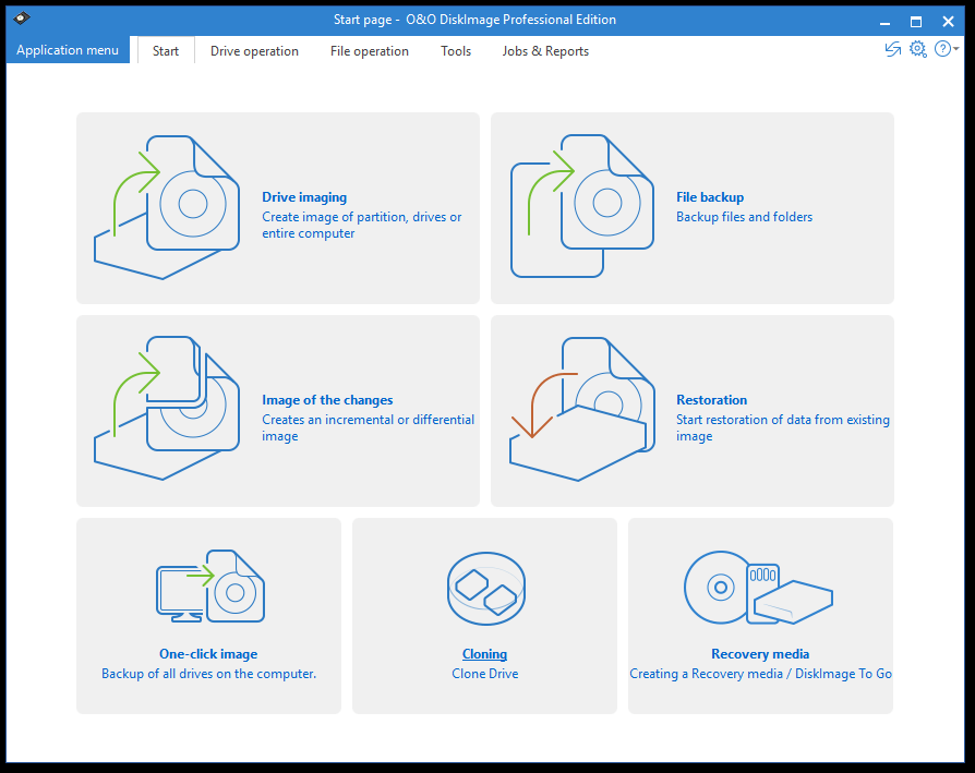 A screenshot of the O&O system.