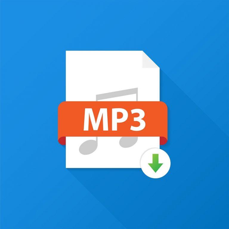Ein Dateisymbol für das MP3-Audioformat.