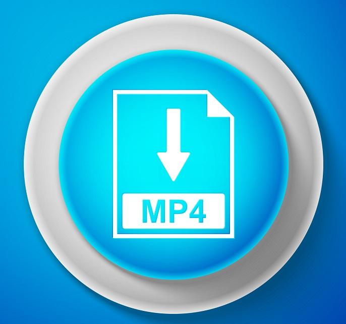 Das Symbol des Audio-Dateityps .MP4.