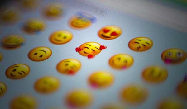 A group of emoji's.