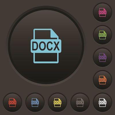 Ein Screenshot vom Logo des Dokument-Dateitypen .docx.