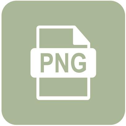 Eine Abbildung des Logos für das PNG-Bilddateiformat.