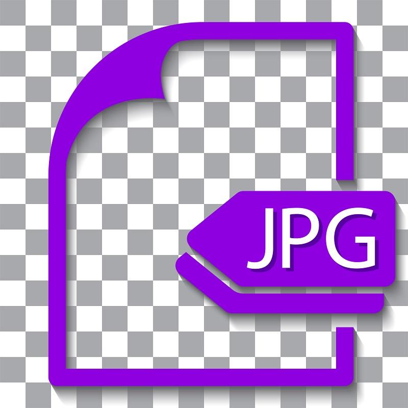 Eine Abbildung des Logos für das JPG-Bilddateiformat.