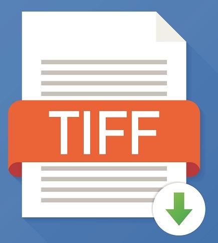 Eine Abbildung des Logos für das TIFF-Bilddateiformat.
