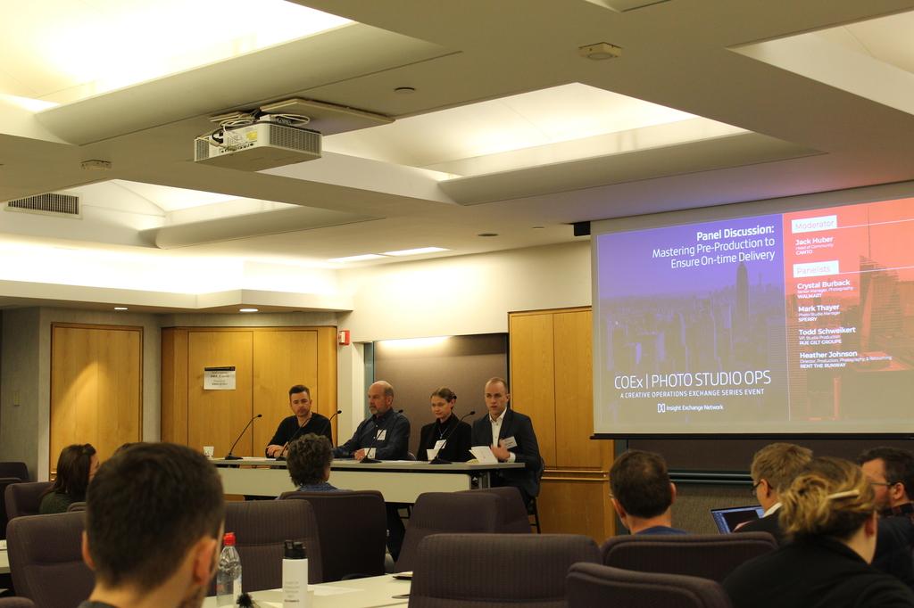 A panel at the COEx | Photo Studio Ops | NYC.