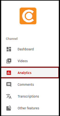 Der Analytik-Bereich eines YouTube-Kontos.