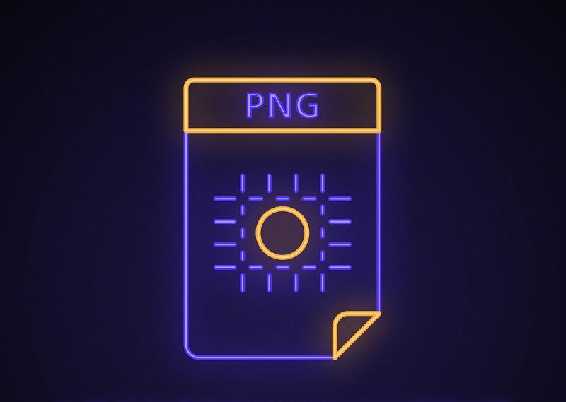 A picture of the PNG file icon.