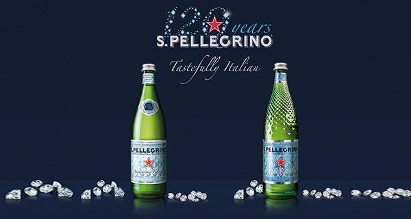 San Pellegrino bottles.