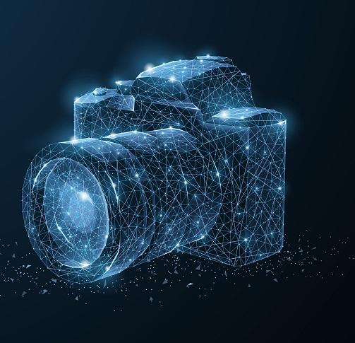 A digital camera.