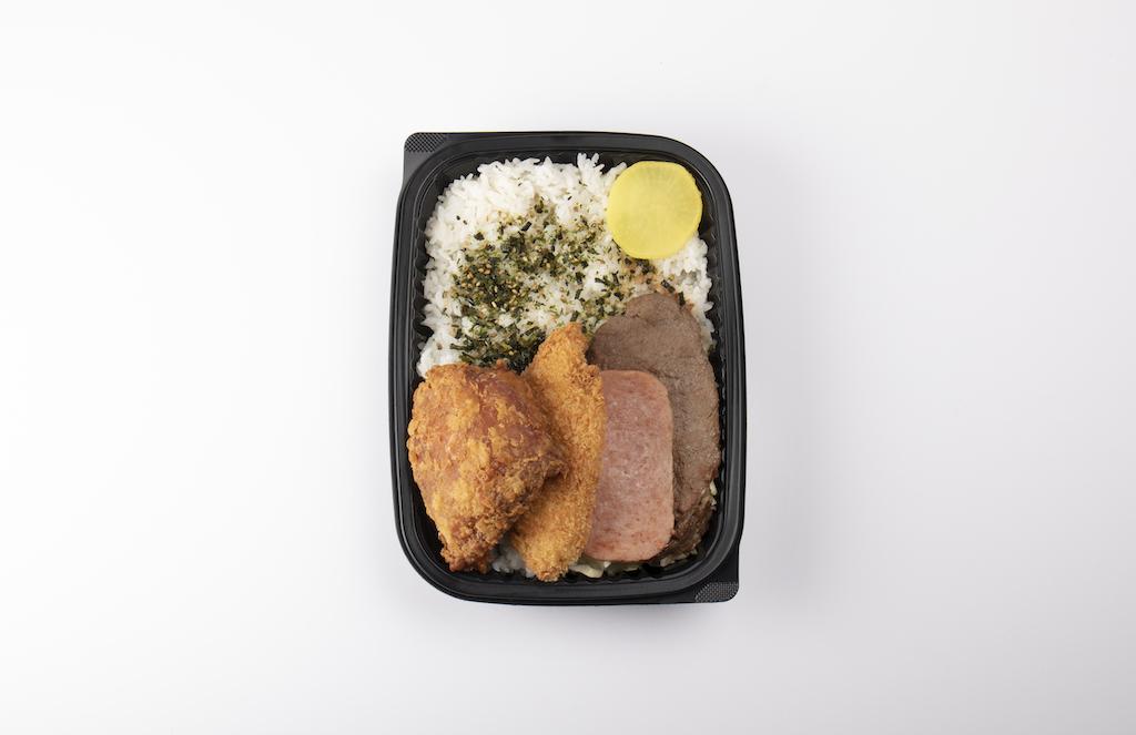 Picture of a bento dish from Zippy's.