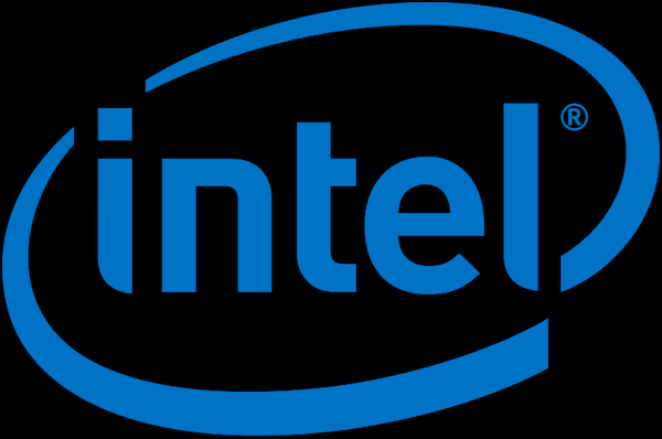 Das Logo von Intel.