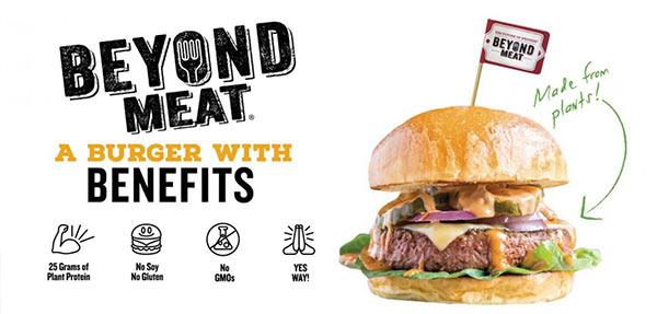 Ein Hamburger von Beyond Meat.
