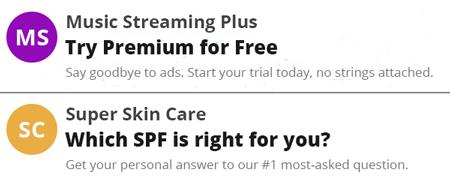 Email subject lines showing value.