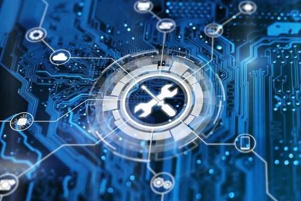 Eine digitale elektronische Plattform.