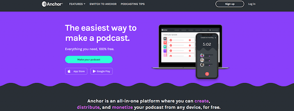 Anchor ist das perfekte Podcast-System für Einsteiger.