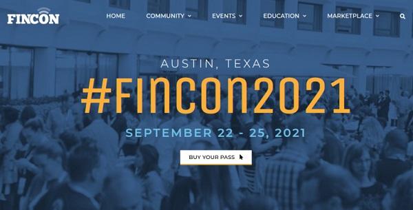Die Webseite der FinCon.