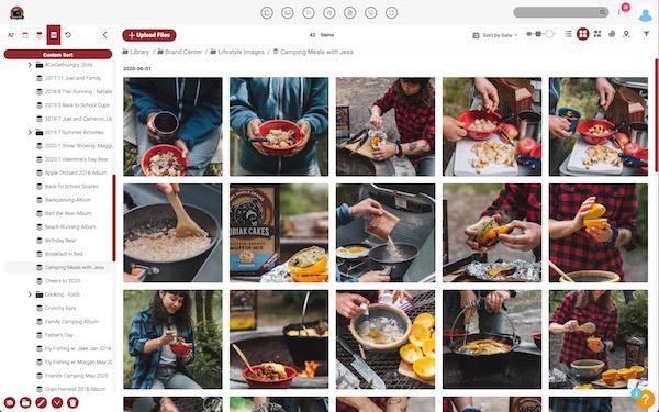 Kodiak Cakes Canto library screenshot