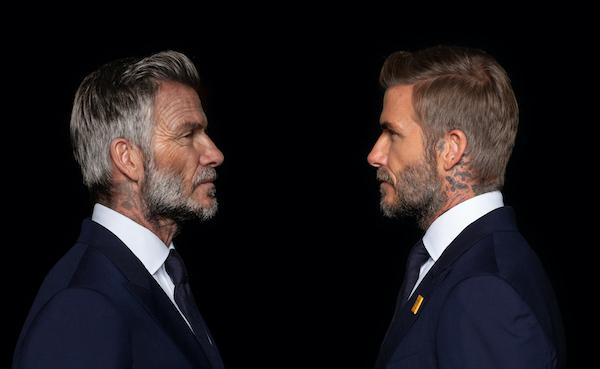 tw o david beckham images