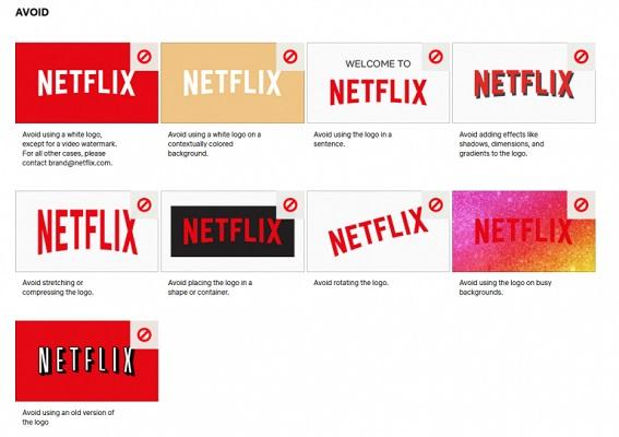 Eine Anleitung erklärt das Netflix-Logo.