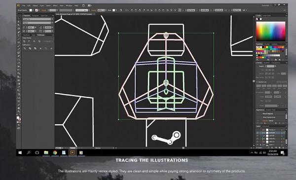 Anweisungen für den Alienware Styleguide.