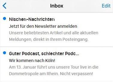 E-Mail-Betreffzeilen mit Handlungsaufforderungen.