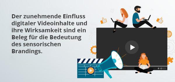 Eine Infografik zu digitalen Videoinhalten.