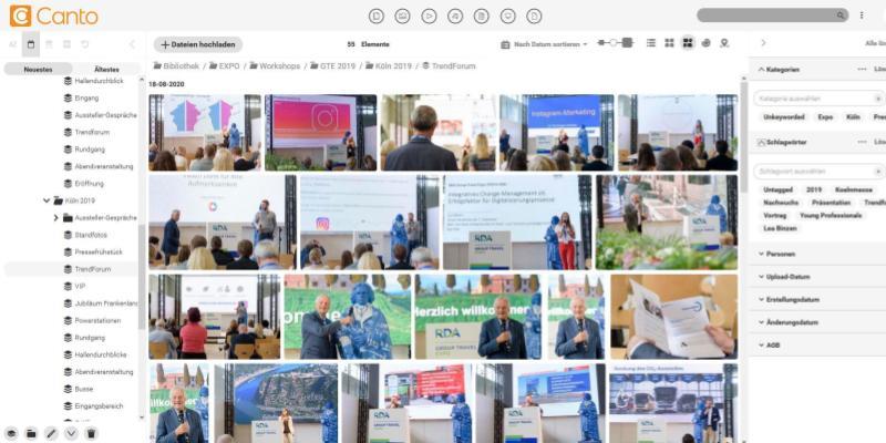RDA Expo GmbH Canto Screenshot I