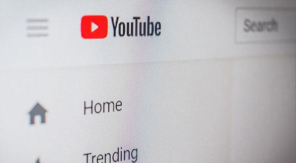 YouTube menu on a desktop browser.