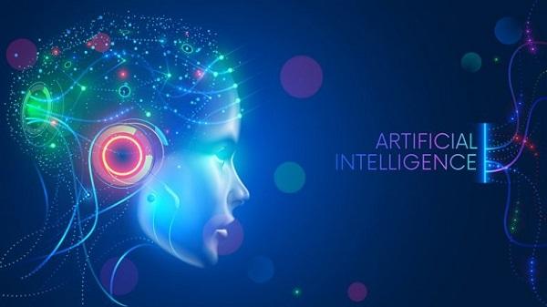Künstliche Intelligenz symbolisch dargestellt durch einen Roboterkopf.