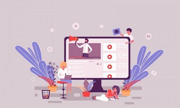 Ein Bildschirm mit YouTube-Videos, auf dem Benutzer zu sehen sind, beispielhaft für eine Youtube-Marketing-Strategie.