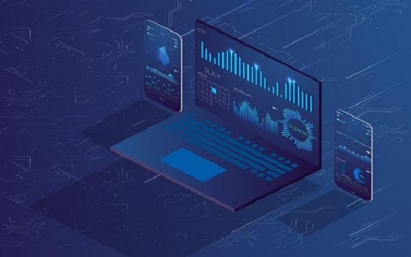 Ein Computerbildschirm zeigt verschiedene Diagramme und Grafiken an.