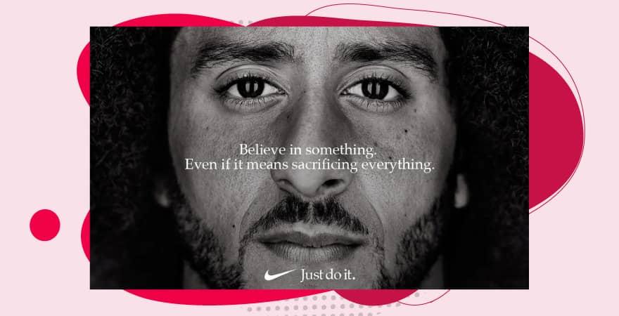 Die Nike-Werbung mit Colin Kaepernick.