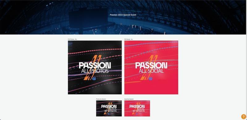 A screenshot showing one of the Canto portals of Passion City Church.