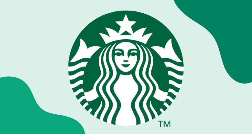 Starbucks logo.