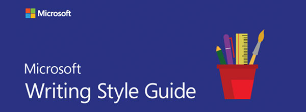 Der Styleguide von Microsoft.