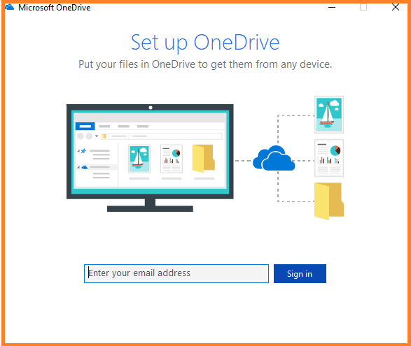 Eine Abbildung der Benutzeroberfläche von OneDrive.
